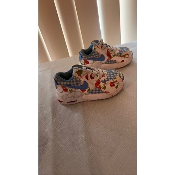 Nike Air Max Excee Unisex Cherries Casual Running Sneakers Blue White Size 6C - Picture 2 of 10